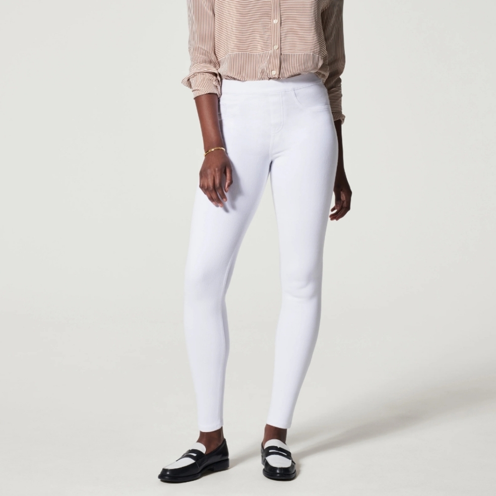 SPANX® Jean-ish® Ankle Leggings in bright white size Small